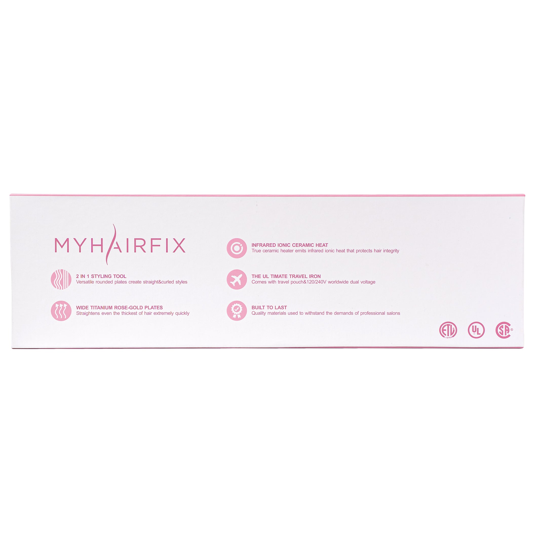 MyHairFix Professional 1.5" Flat Iron