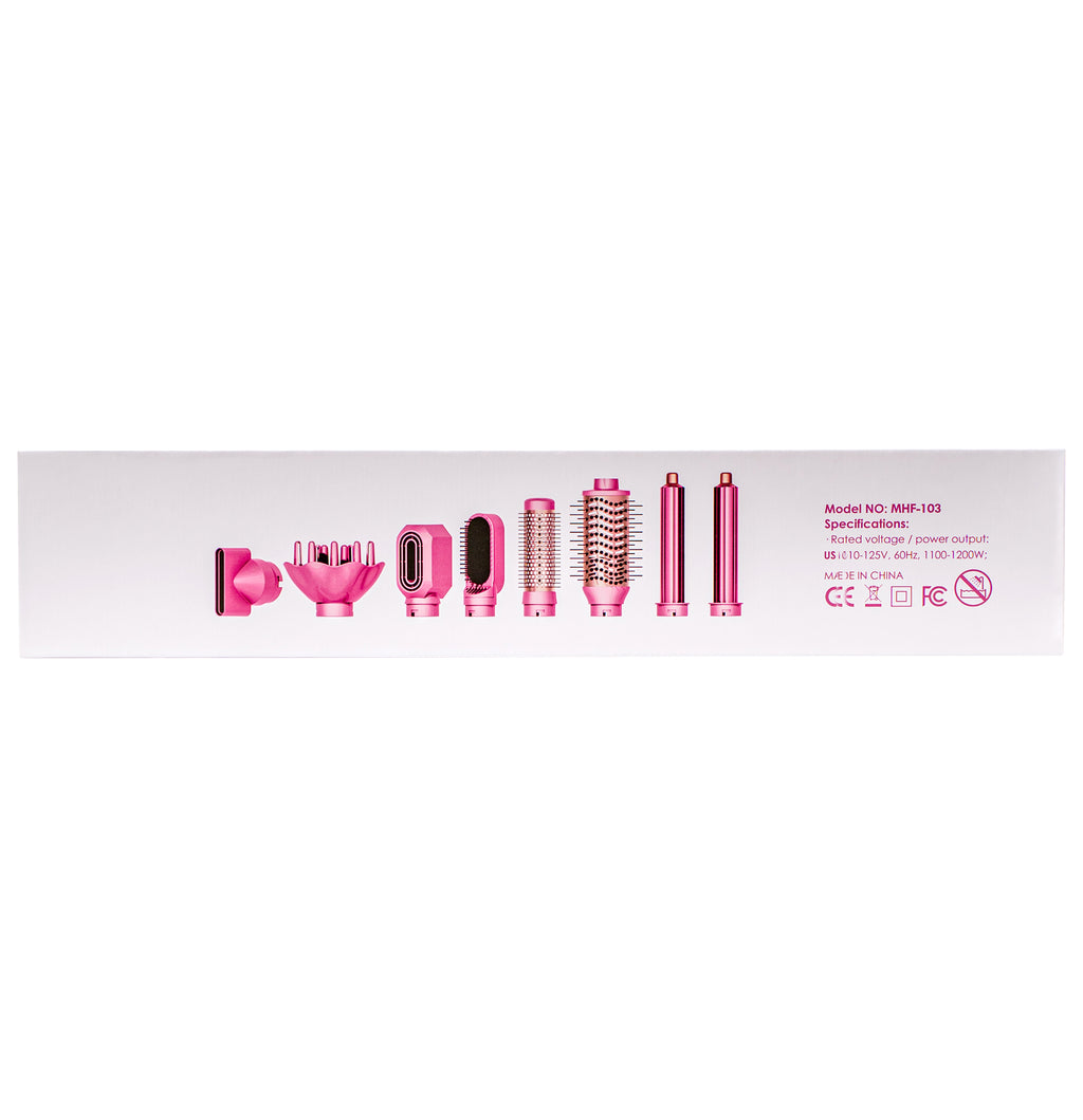 MyHairFix 8-n-1 Hot Air Styling Brush Kit